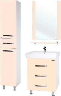 Зеркало Bellezza Рокко 80см бежевый 00000001231